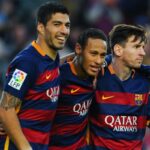 Suárez, Neymar e Messi pelo Barcelona