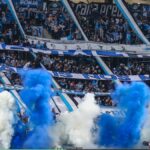 Torcida no Grêmio em comemoração na Arena