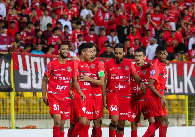 Jogadores do Shabab Al Ahli