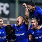 Jogadores do Cruzeiro em comemoração